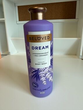 Beloved Dream Lavender Bouquet & Pro-Ceramides Vegan Body Wash- NEW, Full Size